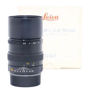 Leica M-Elmarit 90mm/2,8 Sn.3711249, ArtNr.11807, OVP, (ohne Köcher)