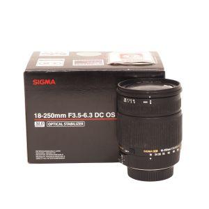 Sigma AF 18-250mm/3,5-6,3 HSM DC OS, OVP,  für Nikon DX, inkl. 20% MwSt.