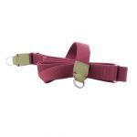Leica Trageriemen Textil, Leder, Oliv/Burgunderrot, ArtNr.18569, inkl. 20% MwSt.