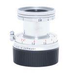 Leica M Elmar 50mm/2,8 silber, Sn.2237751, (Vergütung im Oasch), Deckel