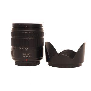 Panasonic Lumix G 14-140mm/3,5-5,6 ASPH, O.I.S., Ausstellungsstück, Sonnenblende, 1 Jahr Garantie inkl. 20% MwSt.