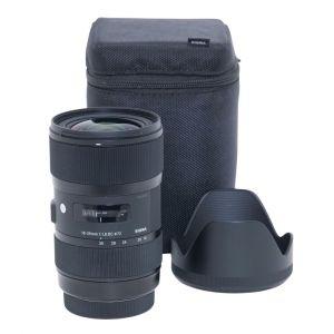 Sigma AF 18-35mm/1,8 DC, HSM, Art, Sonnenblende, Köcher, für Canon EF-S