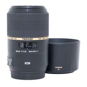 Tamron SP 90mm/2,8 VC, Macro, Sonnenblende, für Canon EF