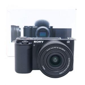 Sony ZV-E10 Gehäuse (1821 Auslösungen) + E 16-50mm/3,5-5,6 II, PZ, OSS, OVP, 6 Monate Garantie