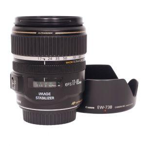 Canon EF-S 17-85mm/ 4-5,6 IS, USM, Sonnenblende, (leichter Staub im Linsensystem, kein Einfluss auf Bildqualität)