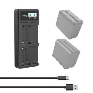 SmallRig 4086 Akkuladegerät für Sony NP-F970