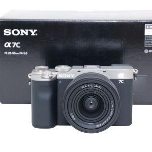 Sony ILCE Alpha 7C silber + FE 28-60mm/4-5,6 OVP, Ausstellungsstück, 2 Jahre Garantie, inkl. 20% MwSt.