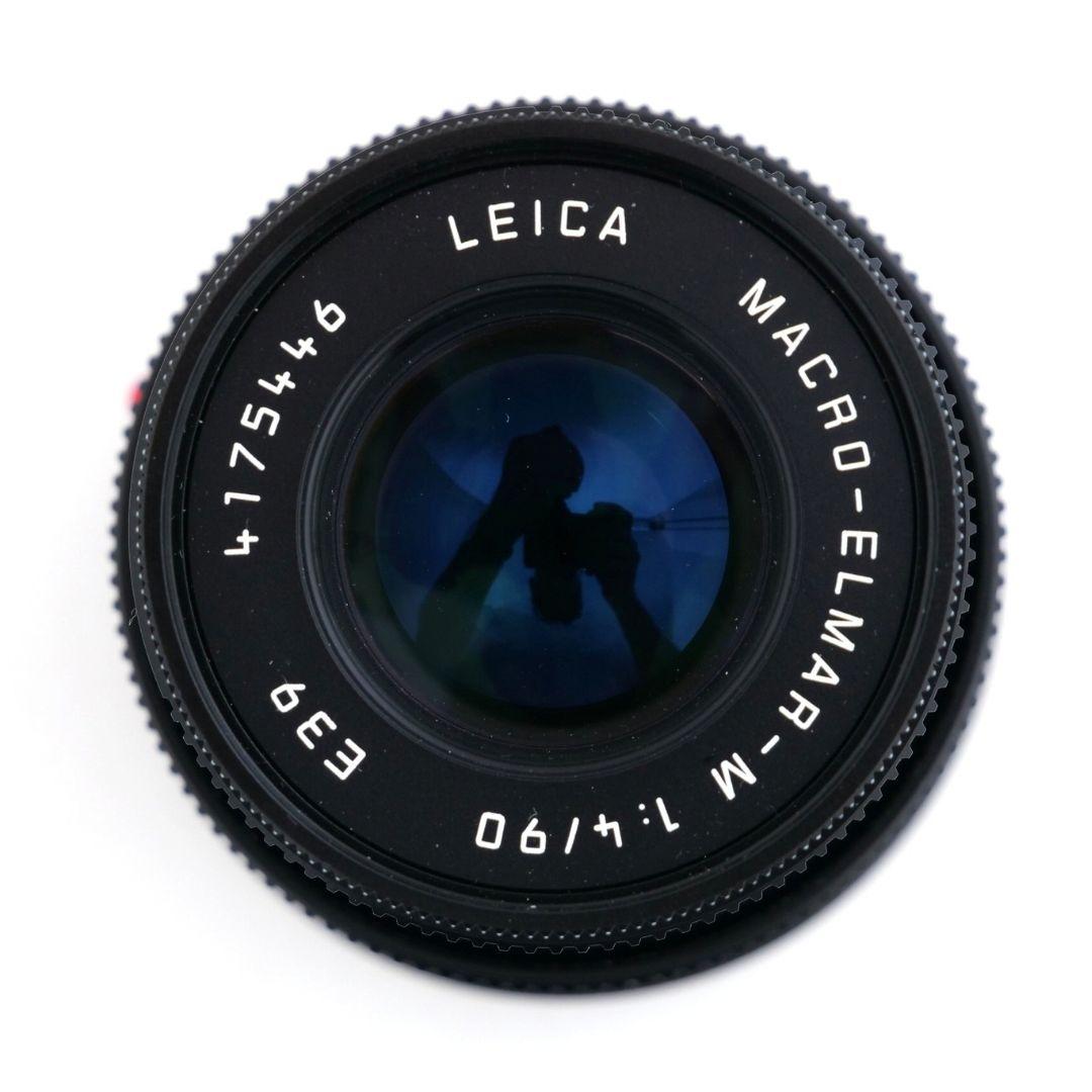 Leica M Macro Elmar 90mm/4 Sn.4175446, ArtNr.11629, 6 Bit codiert, Set inkl. Macro Adapter-M mit Brille, Winkelsucher, Sonnenblende, OVP – Bild 6