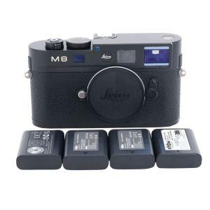 Leica M8.2 Gehäuse, Sn.3557230, ArtNr.10711, (7264 Auslösungen), inkl. vier Akkus.