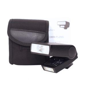 Panasonic DMW-FL200LE Blitzgerät, Tasche, Anleitung