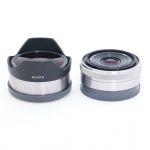 Sony E 16mm/2,8 Silber + VCL-ECF1 Fisheye Konverter