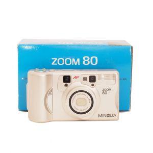Minolta Zoom 80 Kompaktkamera, OVP, Tasche, inkl. 20% MwSt.