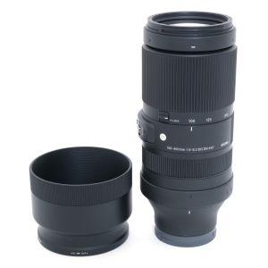 Sigma AF 100-400mm/5-6,3 DG, DN, OS, (leichter Staub im Linsensystem, kein Einfluss auf Bildqualität), Sonnenblende, für Sony FE