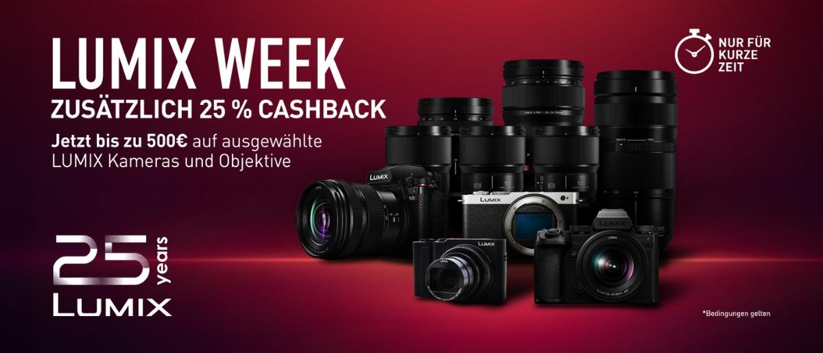 Lumix 25 Years Cashback Week Slider